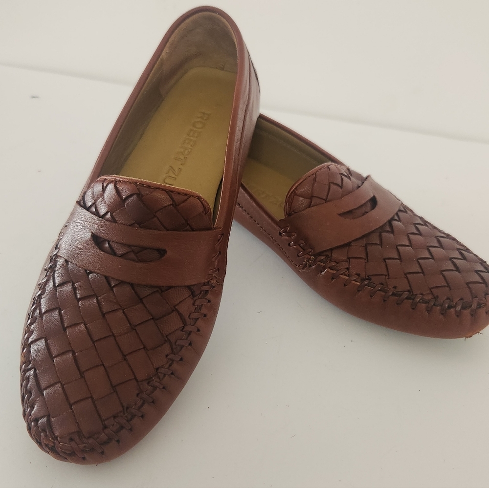 Robert Zur Petra Leather Driving Moccasins Loafers Size 6.5